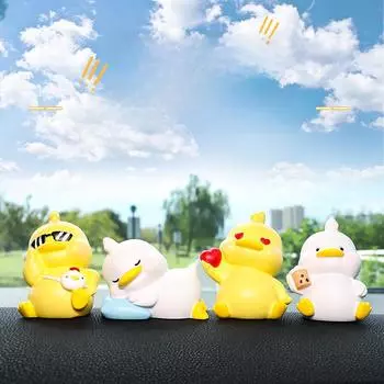 Украшения для машинки Эй, утка : Милая поделка в виде утки-знаменитости из Интернета для украшения интерьера и украшения торта .