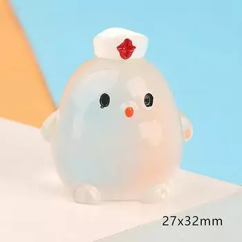 Украшения для микроландшафта Серия шляп Светящаяся в темноте корона Курица Поделки своими руками Креативные светящиеся в темноте аксессуары