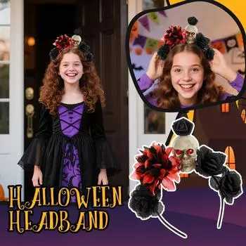 Украшения для ободка на Хэллоуин, Ободки для глаз, Ободки, Реквизит для вечеринки One Size чёрный