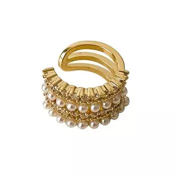 Украшения для пирсинга Подарки Жемчуг Клипсы для ушей Каффы Серьги-клипсы для хряща Корейские серьги для женщин