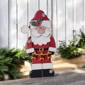 Украшения для полок Украшения для рождественской вечеринки Изделия из дерева