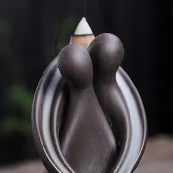 Украшения для рабочего стола, креативные подарки на День святого Валентина, благовония с обратным потоком, украшения для медитации и релаксации в стиле дзен — без благовоний