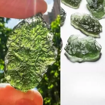 Украшения для рабочего стола, подвеска из зеленого метеорита, необработанный зеленый цвет, мужская и женская удача 1pc зелёный