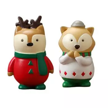 Украшения для рабочего стола Рождественская забавная кукла ручной работы Новинка Коллекционные предметы Рождество для центральных вечеринок Полка Фестиваль Украшения белый