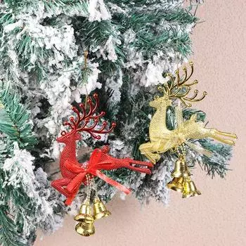 Украшения для рождественской елки Подвесные украшения для рождественской елки Украшения для вечеринок Подвески красный