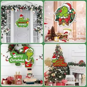 Украшения для рождественской елки - рождественские подвесные украшения, декоративные товары, идеи подарков, праздничный декор в помещении, украшения для дома One Size