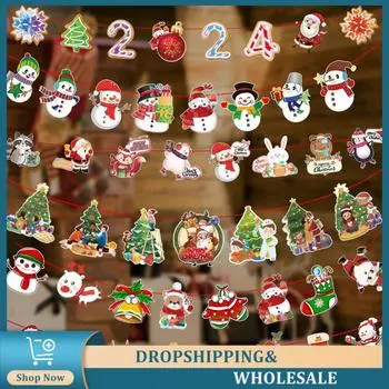 Украшения для рождественской елки Яркие украшения Баннер Яркие цвета Продажа рождественских украшений Товары для дома Люстра Прочный