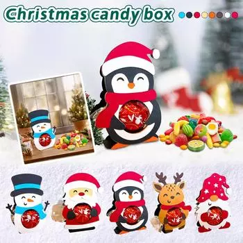 Украшения для стоек с фруктами из бумаги на Рождество, рождественские подарки в виде снеговиков, небольшие подарки One Size