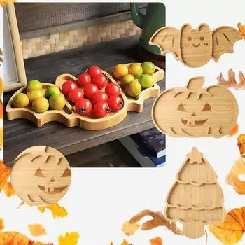 Украшения для стола на Хэллоуин, специальная тарелка Cushaw One Size