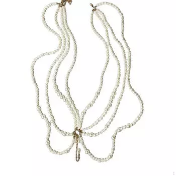 Украшения для тела Поясная цепочка Многослойный для женщин Пояс Элегантный живот