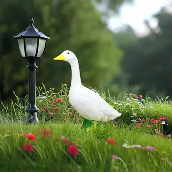 Украшения для уличных животных из смолы, ручная работа, альпинарий, бассейн, ландшафтный дизайн, двор, сад, украшение One Size белый