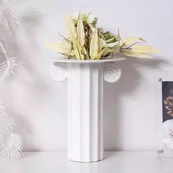 Украшения для ваз, цветочные композиции для гостиной, интернет-знаменитости, ретро и элитные французские римские колонны, украшения для комнат-образцов