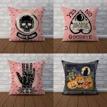 Украшения для вечеринки на Хэллоуин, наволочка для дивана в гостиной, подходит для украшения спальни дома 40x40cm
