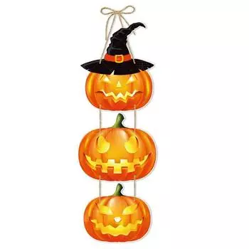 Украшения для вечеринки на Хэллоуин Тыква Призрак Летучая мышь Дверь Подвесные подвески 2024 Счастливый Хэллоуин Фестиваль Призраков Украшения для вечеринки