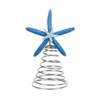 Украшения для верхушек елок, украшения, украшения для создания праздничной атмосферы One Size синий
