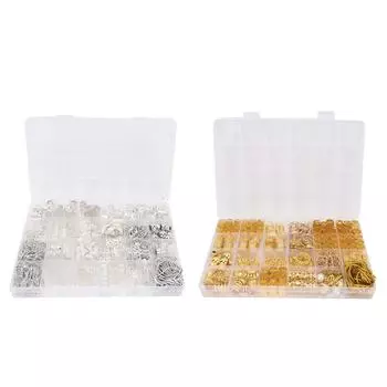 Украшения для волос для косичек Металлическая спиральная петля Кольцо-манжета Подвеска Сплав Аксессуары для волос Косички Лок Дредлок Бусина Gold