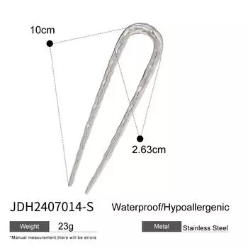 Украшения для волос Wanxing, шпилька из нержавеющей стали, головной убор, высококачественная шпилька U-образной формы Sense, катушка для волос, заколка-карта.