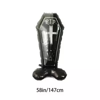 Украшения из фольгированных воздушных шаров на Хэллоуин - Премиум-качество, надгробие, елка, бутылка вина, бокал для вина, воздушные шары Other