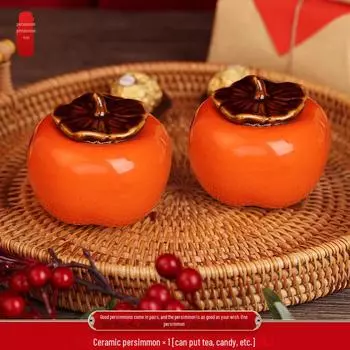 Украшения из хурмы для свадебного подарка: Ритуальные сувениры и украшения для помолвки для молодоженов в стиле жуйи Width 9.5cm, Height 7.5cm