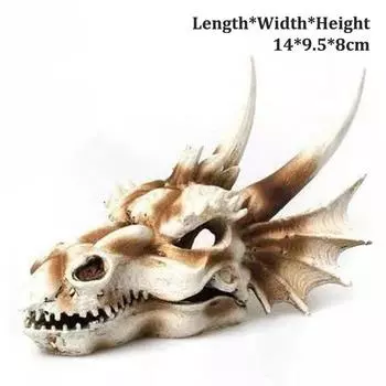 Украшения из искусственной смолы в виде черепа динозавра для аквариума своими руками