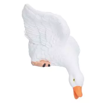 Украшения из смоляной утки в виде бонсай Пьющая утка в ландшафте Изделия из смолы Микроландшафтный реквизит