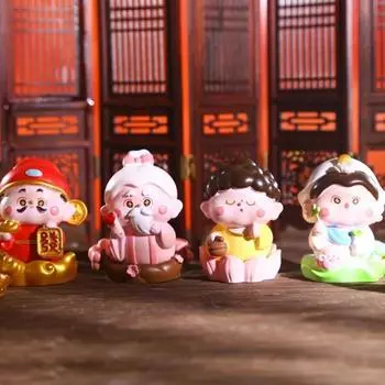 Украшения из смолы для автомобиля Бог богатства Украшения для торта Куклы Статуя Будды Офис 2