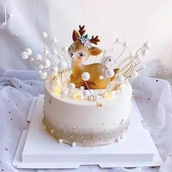 Украшения из смолы, хорошие повседневные мини-украшения с оленями, украшения статуи из смолы, украшения с оленями для свадьбы Elegant Deer