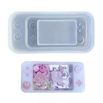 Украшения из зыбучего песка, силиконовая форма для литья смолы, полая форма для встряхивания, брелок для изготовления кристаллов, подвесные украшения