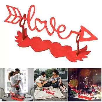 Украшения ко Дню святого Валентина, Металлические украшения для помещений, Методы украшения на открытом воздухе, Украшение рабочего стола ко Дню святого Валентина One Size белый