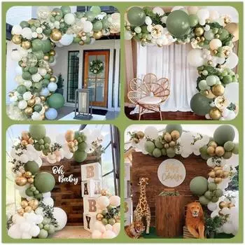 Украшения ко Дню святого Валентина Воздушные шары Гирлянда Арка Комплект Конфетти День рождения Воздушные шары для Baby Shower Свадебная свадьба День рождения Юбилей Вечеринка розовый