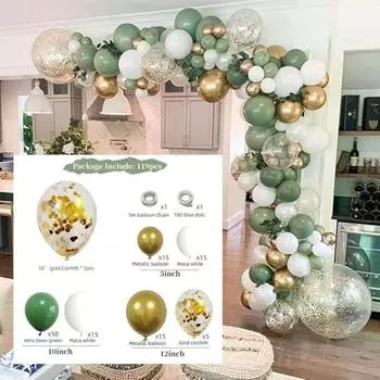 Украшения ко Дню святого Валентина Воздушные шары Гирлянда Арка Комплект Конфетти День рождения Воздушные шары для Baby Shower Свадебная свадьба День рождения Юбилей Вечеринка розовый