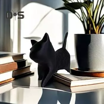 Украшения «Кошачья весна» Фигурки кошек для домашнего декора, антистрессовая игрушка «Кошачья весна» в подарок любителям кошек A