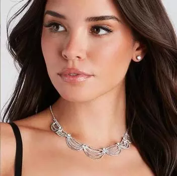 Украшения на Ближнем Востоке популярные новые серьги ожерелье комбинированный комплект преувеличенные круглые стразы полные s платье аксессуары