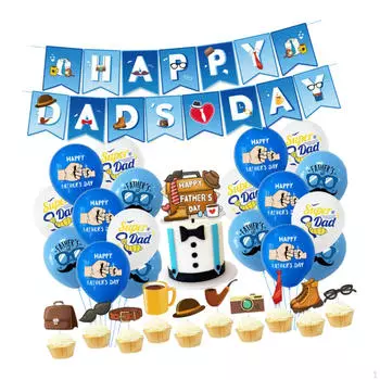 Украшения на День отца. Праздничные принадлежности для вечеринок на День рождения папы.