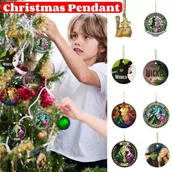 Украшения на елку, праздничные украшения на елку, украшения на 2024 год, подвесные украшения на елку, подарки для девочек One Size