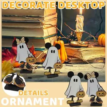 Украшения на Хэллоуин Деревянный Знак Стол Многоуровневый Поднос Украшения