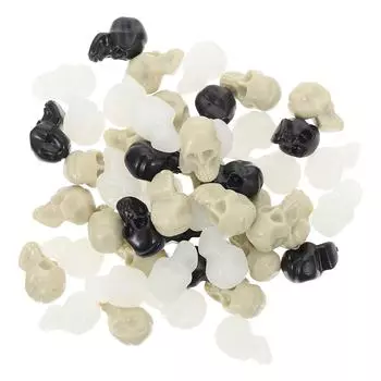 Украшения на Хэллоуин Маленький Череп Игрушки для дома с привидениями Реквизит Украшения Головной Украшение 2.1X1.4X1.3CM