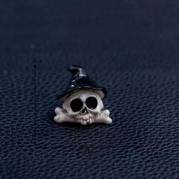 Украшения на Хэллоуин Микро Ландшафтные Украшения Аксессуары Волшебник Призрак Тыква Кролик Летучая Мышь Дерево Волшебный Дом Украшения из Смолы