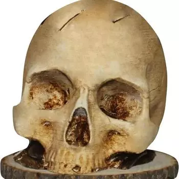 Украшения на Хэллоуин Подарки Череп Нож Держатель для Кухонной Стойки Ужасов Кухонная Стойка Для Хранения Фруктов Украшения Украшения Для Вечеринки коричневый