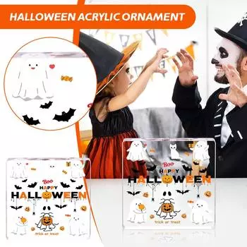 Украшения на Хэллоуин, Подарки на Хэллоуин, Столы для дома, Письменные столы, Акриловые украшения One Size