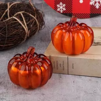 Украшения на Хэллоуин Тыквенный Фонарь Светодиодный Светящийся Тыквенный Костюм Хэллоуин Реквизит Настольный Украшение Светящийся