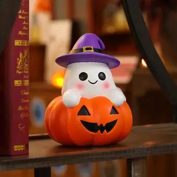 Украшения на Хэллоуин, тыквы-призраки, домашний рабочий стол, вечеринка, праздничные украшения One Size