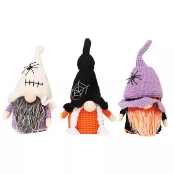 Украшения на Хэллоуин Вязаная кукла Рудольф Безликая кукла Украшения для дома Торговый центр Украшение окна One Size