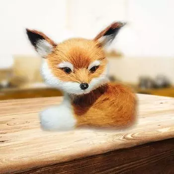 Украшения Подарки на День Рождения Ручная работа Плюшевая кукла Детская игрушка Моделирование Животный реквизит для фотосъемки коричневый