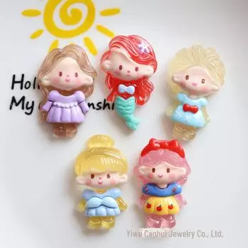 Украшения принцессы-русалки своими руками из смолы: Прозрачные шпильки и кольца для волос, аксессуары для детей 2.0cm x 3.0cm