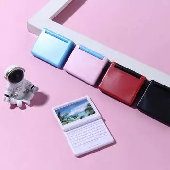 Украшения Ремесла Мебель для кукольного домика Кукольный домик Компьютер Миниатюрный кукольный домик Моделирование Ноутбук