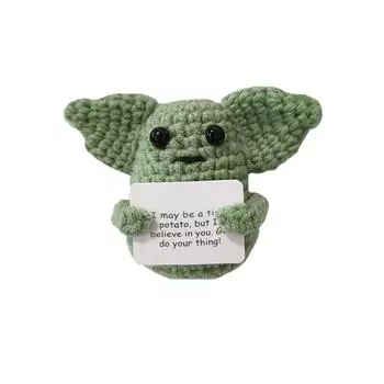 Украшения ручной работы из шерсти, милые, позитивные, забавные, кукольные украшения One Size