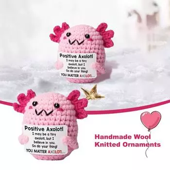 Украшения ручной работы из шерсти, милые, позитивные, забавные, кукольные украшения One Size