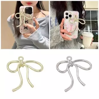 Украшения с бантом Подвеска с бантом Подвеска для изготовления ювелирных изделий Фурнитура для изготовления ювелирных изделий из сплава Поставка ювелирных изделий золотой