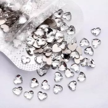 Украшения с бриллиантами для нейл-арта Цветной бриллиант Love Diamond Плоское дно Специальной формы Diamond Плоское дно Diamond Стекло K9 Бриллиант Украшения с бриллиантами для нейл-арта